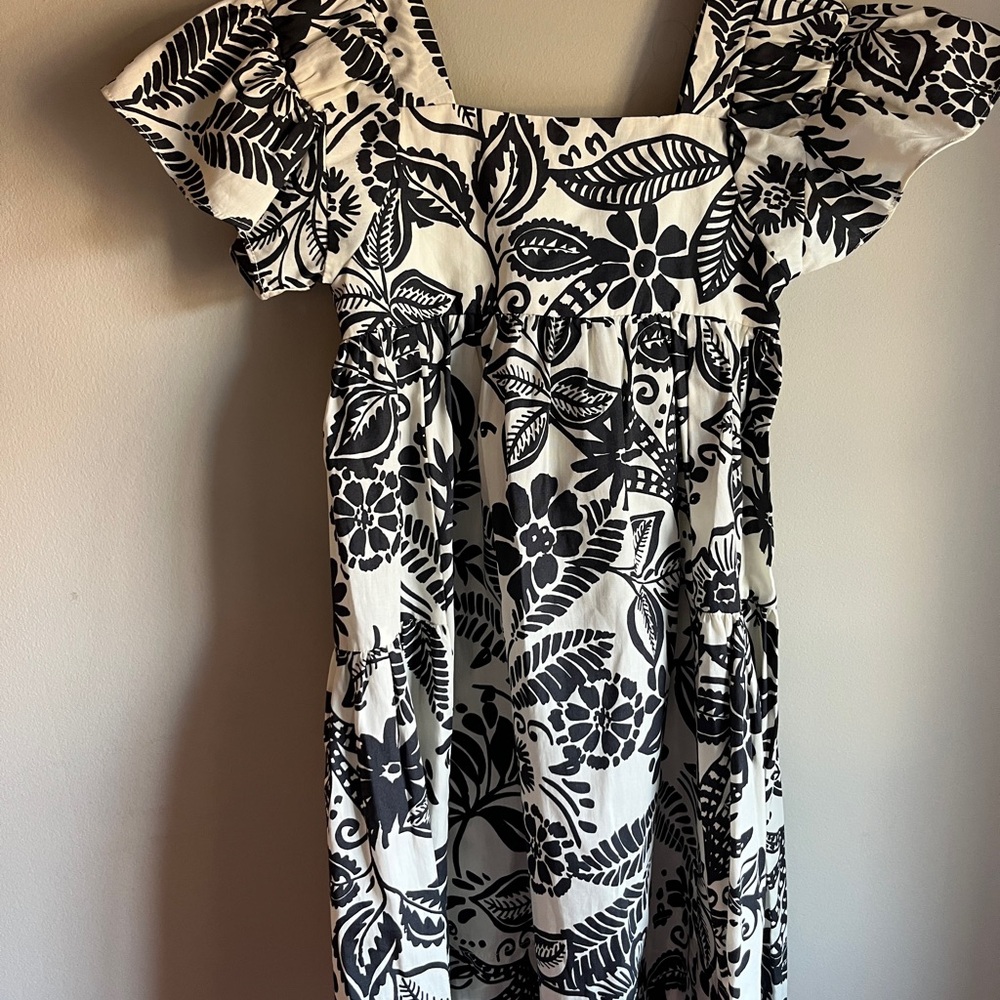Zara Black and White Kids Dress